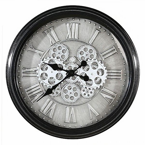 Casablanca by Gilde Wanduhr "Factona, antik silber/schwarz", 53 cm günstig online kaufen