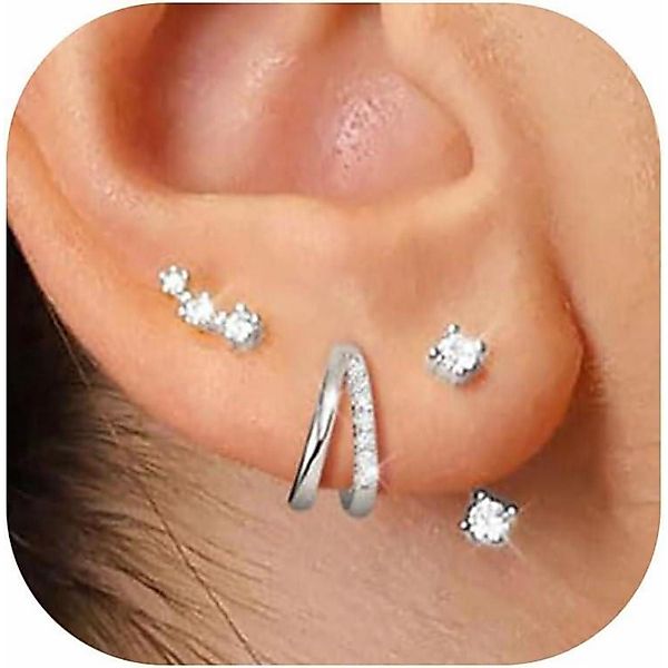 LuxusKollektion Schmuckset Ohrringe Set 925 Silber günstig online kaufen