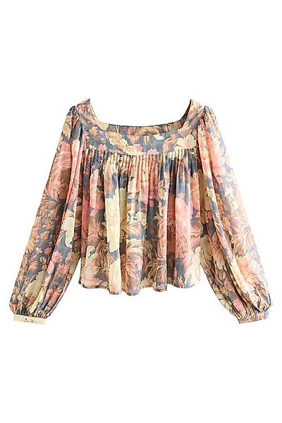 Next Langarmbluse Bluse mit eckigem Ausschnitt (1-tlg) günstig online kaufen