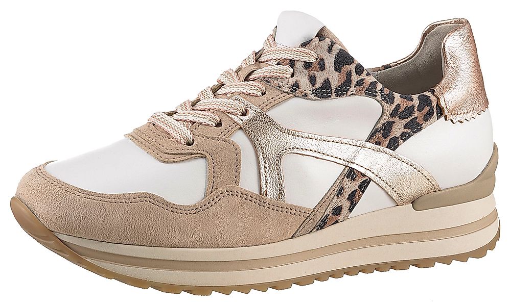 Gabor TURIN Plateausneaker, Freizeitschuh, Halbschuh, Schnürer, günstig online kaufen