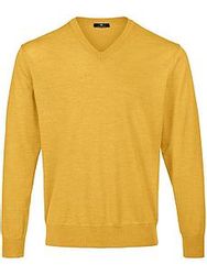 V-Pullover Peter Hahn gelb günstig online kaufen