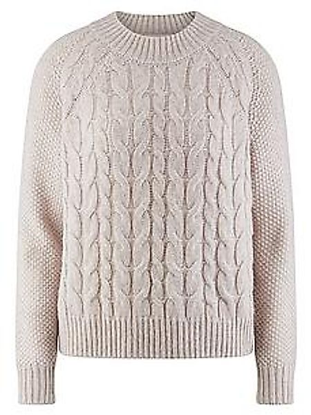 Rundhals-Pullover include beige günstig online kaufen