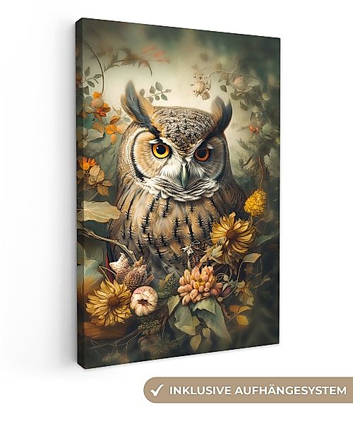 OneMillionCanvasses® Leinwandbild Eule - Vögel - günstig online kaufen