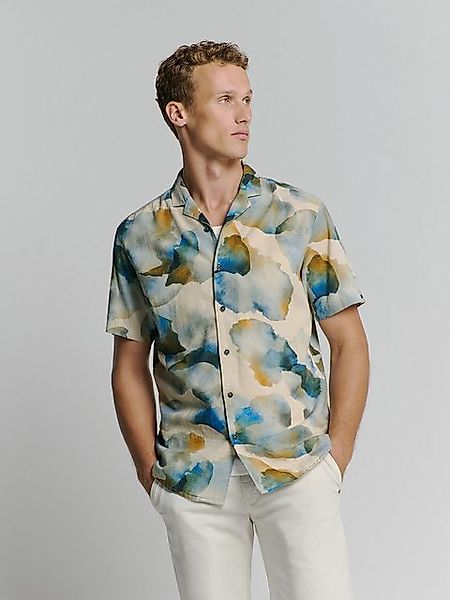 NO EXCESS Langarmhemd No Excess Bedrucktes Hemd günstig online kaufen
