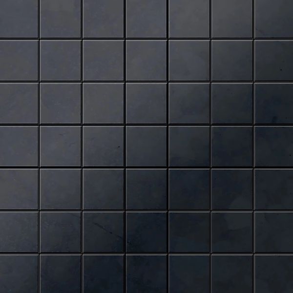 ALLOY Mosaik Fliese Massiv Metall Rohstahl Gewalzt Grau 1,6mm Stark Attica- günstig online kaufen