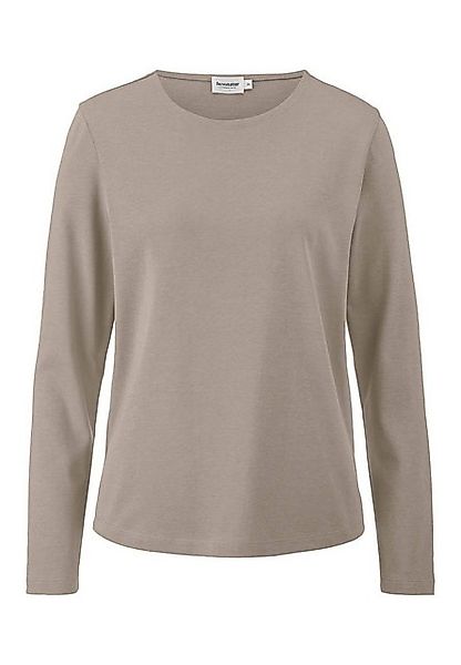 Hessnatur T-Shirt Langarm Regular aus reiner Bio-Baumwolle (1-tlg) günstig online kaufen