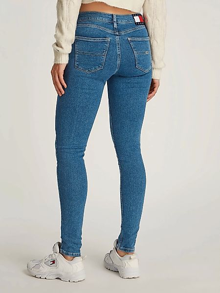 Tommy Jeans Skinny-fit-Jeans "Nora Mid Rise Skinny", mit Waschung, mit Logo günstig online kaufen