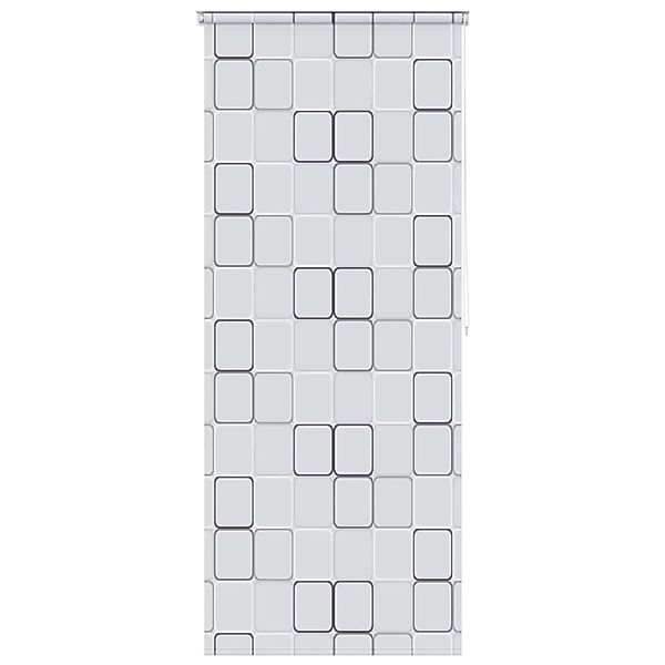 vidaXL Duschrollo 100x240 cm Quadratmuster 142848 günstig online kaufen