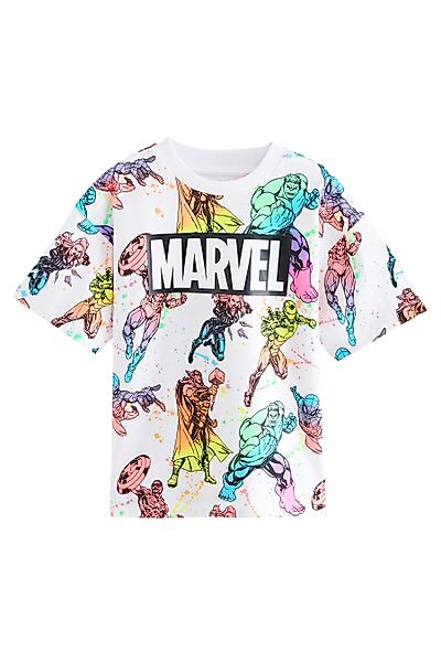 Next T-Shirt Lizenziertes Kurzarm-T-Shirt, Marvel Avengers günstig online kaufen