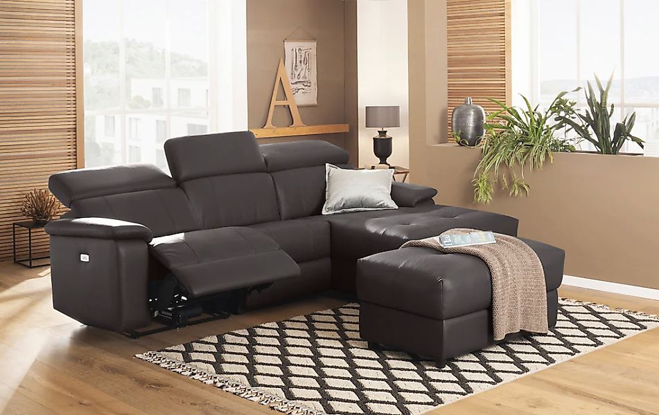 Home affaire "Binado, L-Form," mit manueller oder elektrischer Relaxfunktio günstig online kaufen