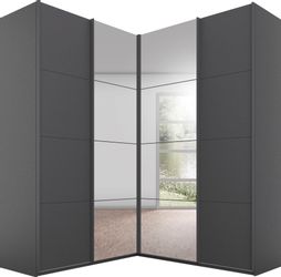 rauch Schwebetürenschrank "Quadra" Eckschrank inkl. Türendämpfer, mit Spieg günstig online kaufen