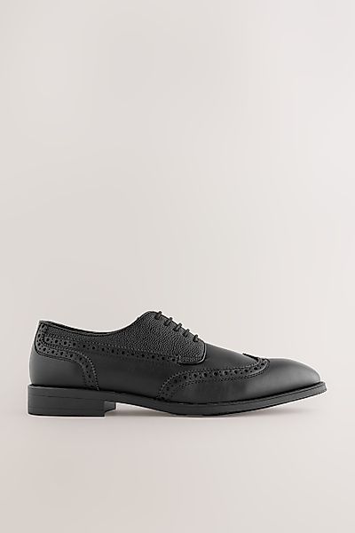 Next Brogues mit Budapester Lochmuster Schnürschuh günstig online kaufen