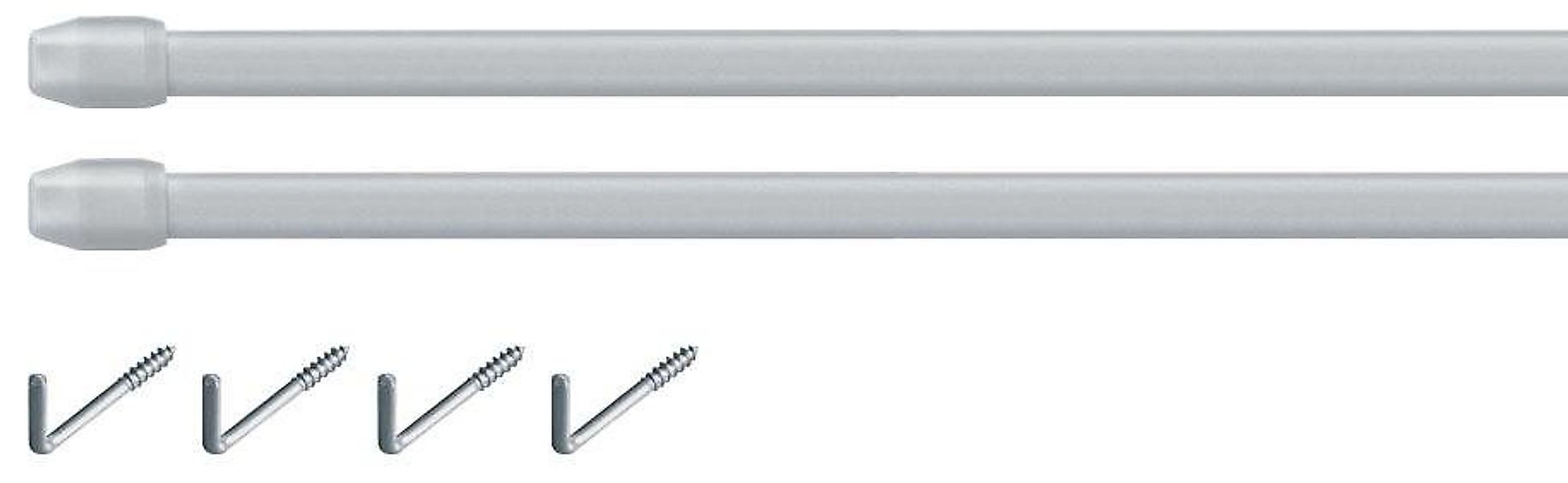 Good Life Vitragenstange Vita, Ø 11 mm, 1-läufig, ausziehbar, verschraubt, günstig online kaufen