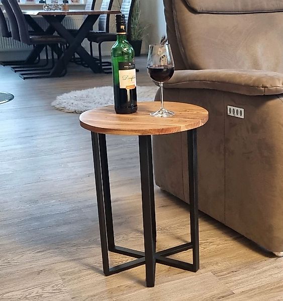 Ambiente Haus Beistelltisch »Urban rundes Beistelltisch -H 54cm«, (1 St.) günstig online kaufen