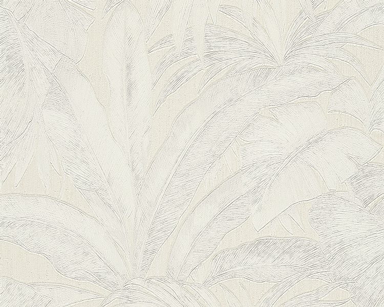 Metallic Mustertapete Versace wallpaper Versace 2 Giungla in Creme Metallic günstig online kaufen