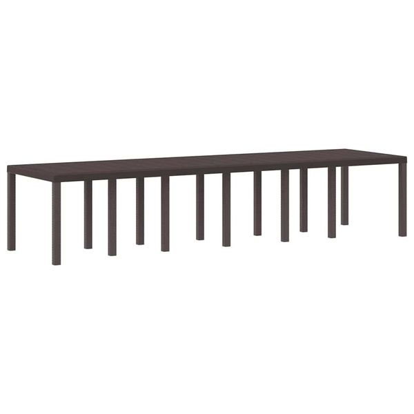 vidaXL Gartentisch Gartentisch Braun 350 x günstig online kaufen
