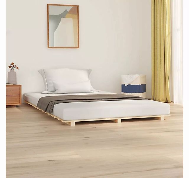 furnicato Bett Massivholzbett 120x200 cm Kiefer günstig online kaufen