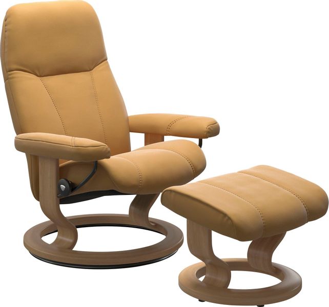 Stressless Fußhocker "Consul" mit Classic Base, Gestell Eiche günstig online kaufen