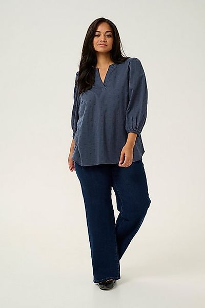 KAFFE Curve Langarmbluse Langarm-Bluse KCjolana Große günstig online kaufen