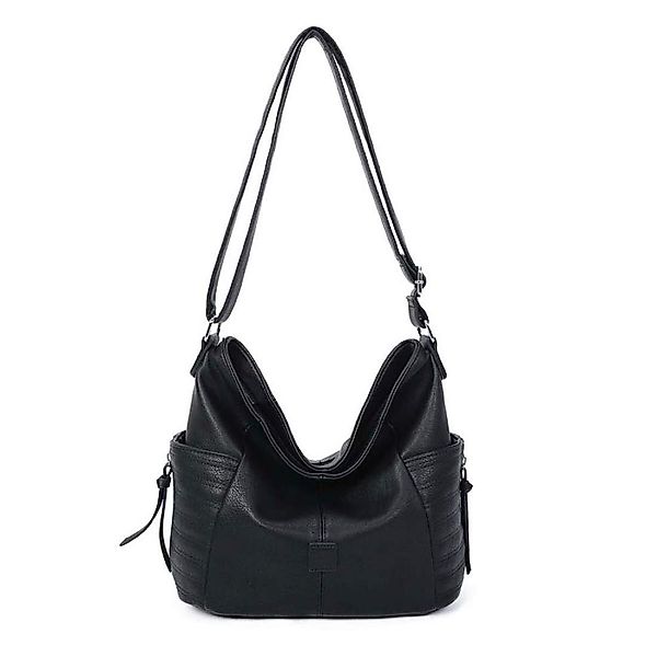 ITALYSHOP24 Schultertasche Damen Tasche Shopper CrossOver, günstig online kaufen