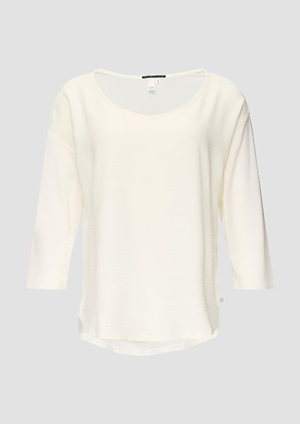 QS 3/4-Arm-Shirt 3/4-Arm-Shirt im Fabricmix günstig online kaufen