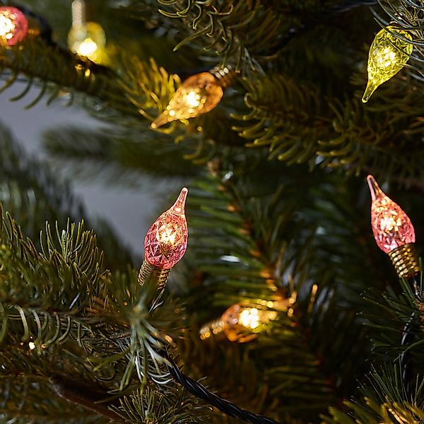 Lights4fun LED-Lichterkette 150er LED C9 Glühbirnen Lichterkette pastell ko günstig online kaufen