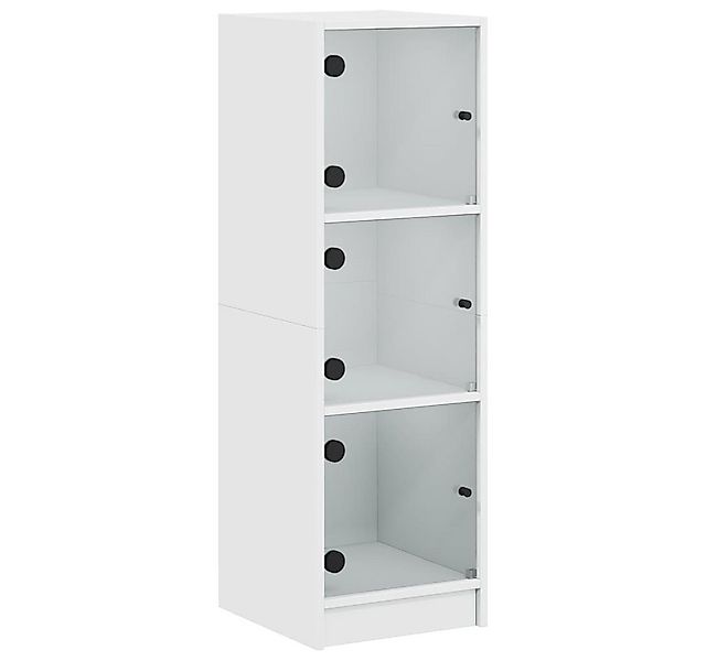 vidaXL Highboard Highboard mit Glastüren Weiß 35x37x109 cm (1 St) günstig online kaufen