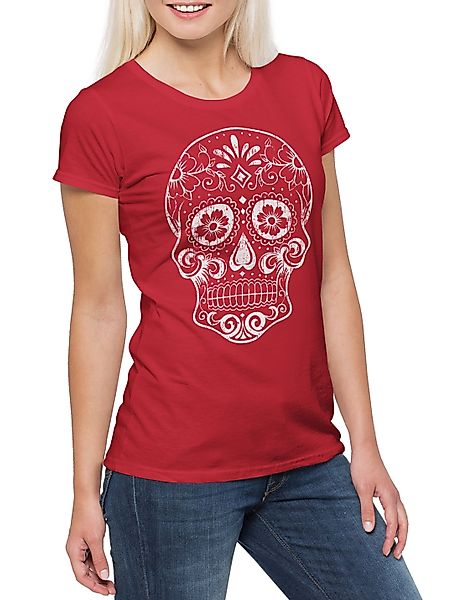 Urban Backwoods Print-Shirt Mexican Skull V günstig online kaufen