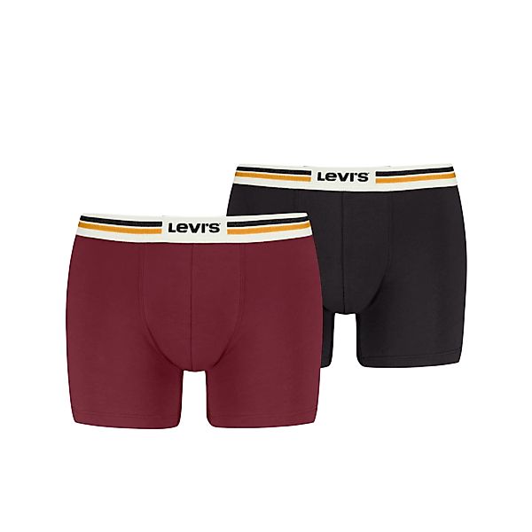 Levis Boxershorts "LEVIS MEN PL SPW LOGO BOXER BRIEF ORG 2P", (2er Pack), m günstig online kaufen
