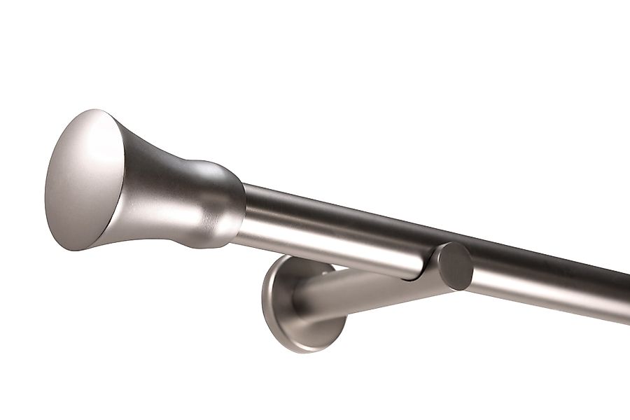 Deco-Raum Gardinenstange Kegel in Edelstahl-optik, Ø günstig online kaufen