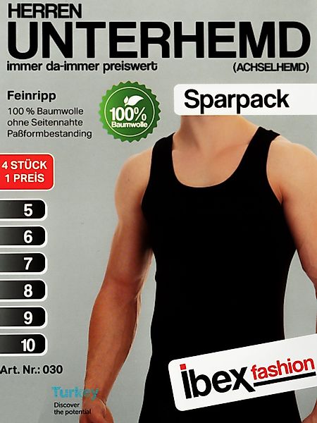 TEXEMP Unterhemd 4er Pack Herren Unterhemd günstig online kaufen
