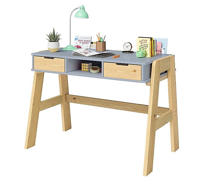 Bellabino Kinderschreibtisch Campo, höhenverstellbar 56-75 cm (mit Schublad günstig online kaufen