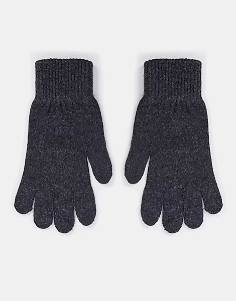ASOS DESIGN – Touchscreen-Handschuhe aus recyceltem Polyester in Anthrazitg günstig online kaufen