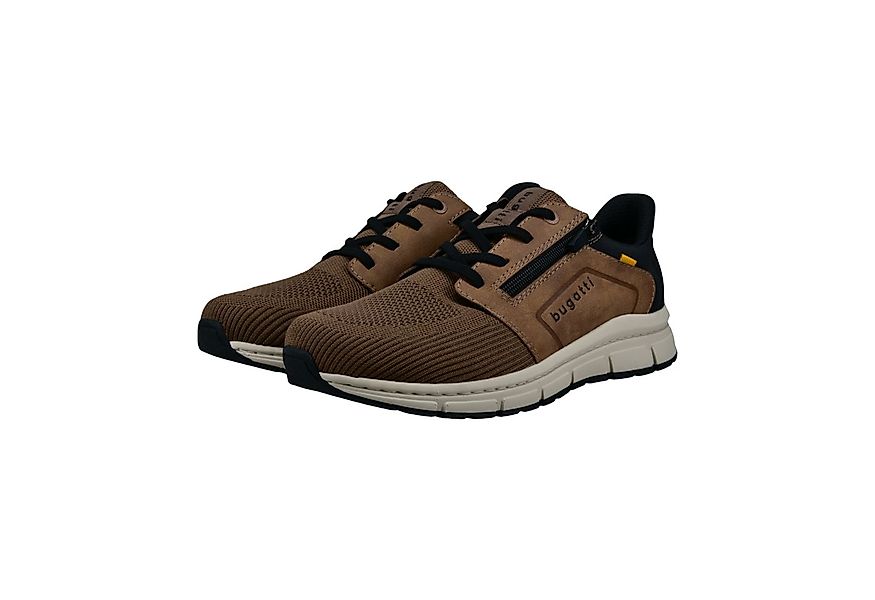 bugatti Sneaker, Freizeitschuh, Halbschuh, Schnürer mit Kontrastbesatz, G-W günstig online kaufen