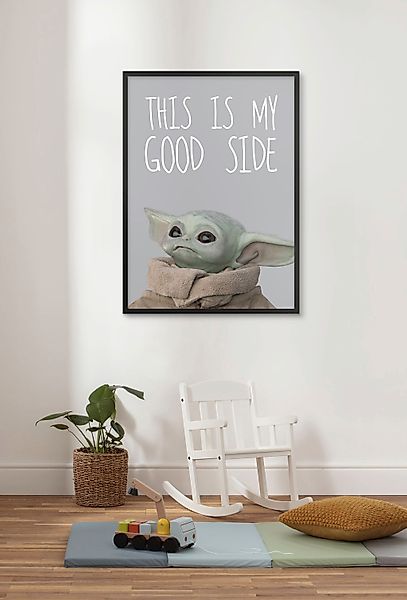 Komar Bild "Mandalorian The Child Chocolate Side" Disney  Star Wars 1 Stk. günstig online kaufen