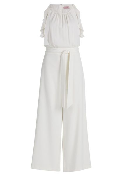 Vera Mont Overall "Damen Jumpsuit mit Volant" 1 Stk. tlg. Bindeband günstig online kaufen
