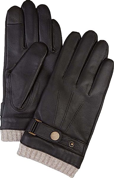 Profuomo Handschuhe Wolle Braun Leder - Größe 8.5 günstig online kaufen