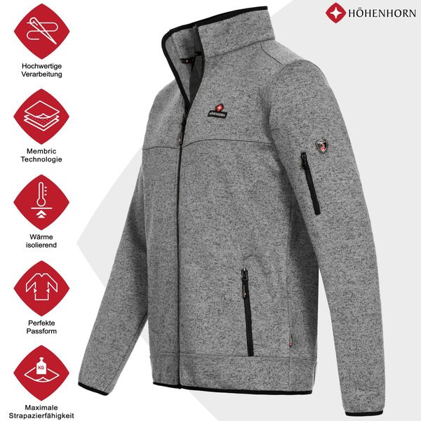 Höhenhorn Strickfleecejacke Herren Jacke Fleece für günstig online kaufen