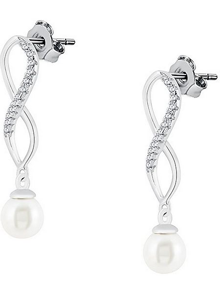 FAVS Paar Ohrhänger FAVS Damen-Ohrhänger 925er Silber 2 Perle günstig online kaufen