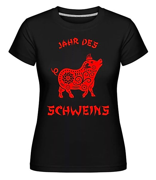 Chinesisches Zeichen Jahr Des Schweins · Shirtinator Frauen T-Shirt günstig online kaufen