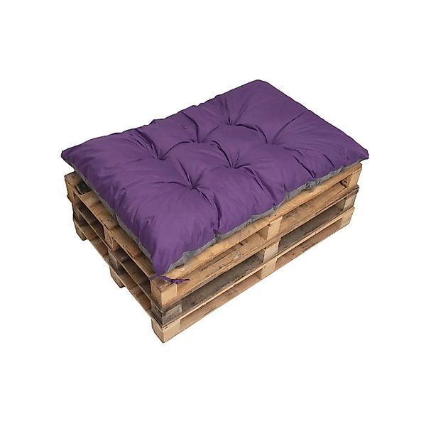 Setgarden Enkel one Palettenkissen 120x50 cm Sitzkissen 1tlg Violett günstig online kaufen