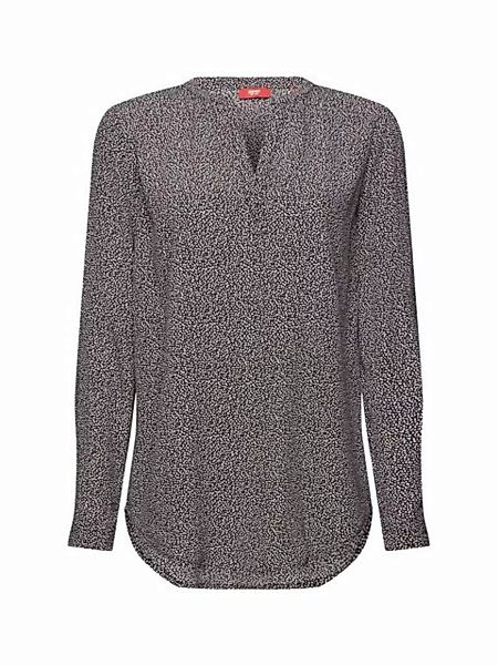 Esprit Langarmbluse Bluse mit Muster, LENZING™ ECOVERO™ günstig online kaufen