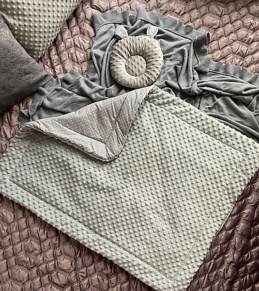 Babydecke Warm, Mittelwarm BAUMWOLLE/MINKY Babydecke 80x100 günstig online kaufen