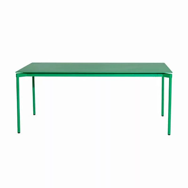 rechteckiger Tisch Fromme metall grün / Aluminium - 180 x 90 cm - Petite Fr günstig online kaufen