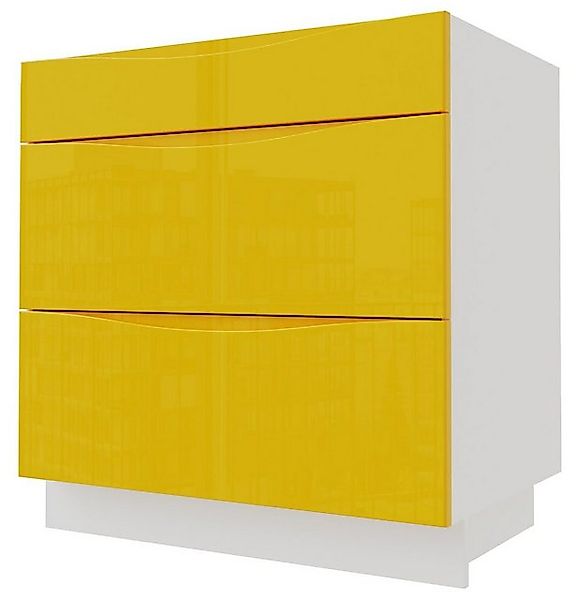 Feldmann-Wohnen Auszugsunterschrank Napoli (Hochglanz lackiert, Soft-Close- günstig online kaufen