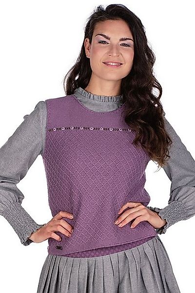 Hammerschmid Rundhalspullover Pullunder Damen - RAMSEN - mauve günstig online kaufen