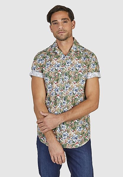 HECHTER PARIS Kurzarmhemd Hochwertiger Baumwollstoff günstig online kaufen