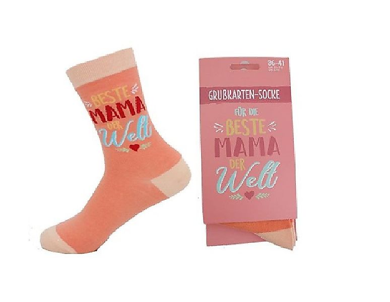 Antonio Freizeitsocken 1 Paar Socken mit Grußkarte tolles Geschenk Motiv: M günstig online kaufen