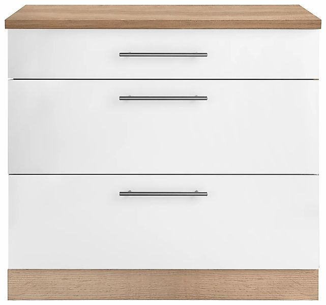wiho Küchen Unterschrank "Cali" 90 cm breit, mit 2 großen Auszügen günstig online kaufen