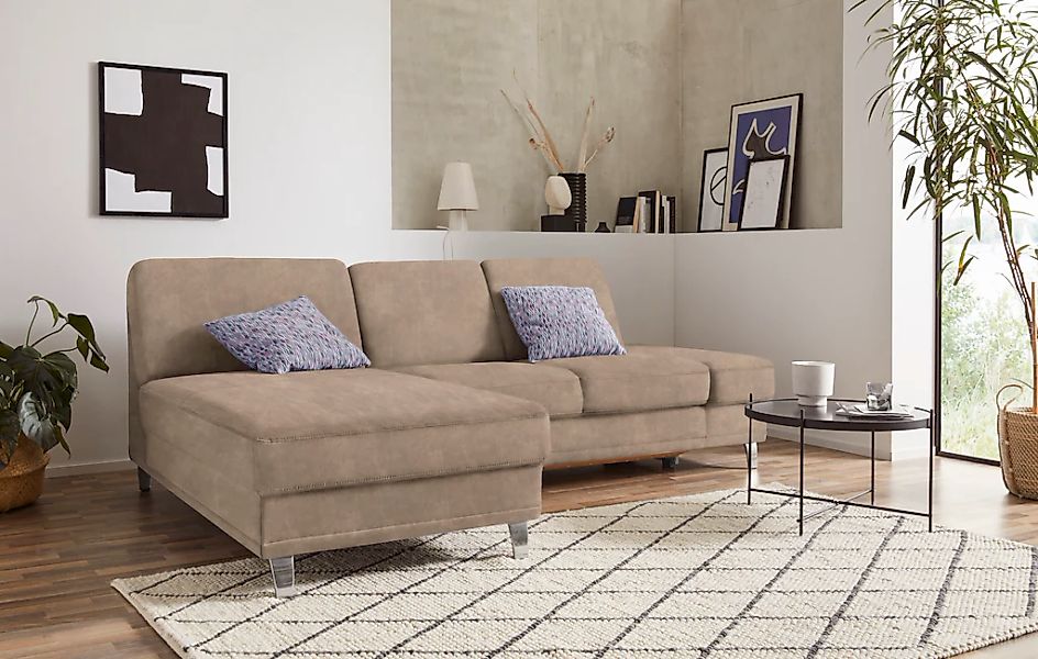 sit&more Ecksofa "Clio L-Form", wahlweise mit Bettfunktion oder Vorziehsitz günstig online kaufen